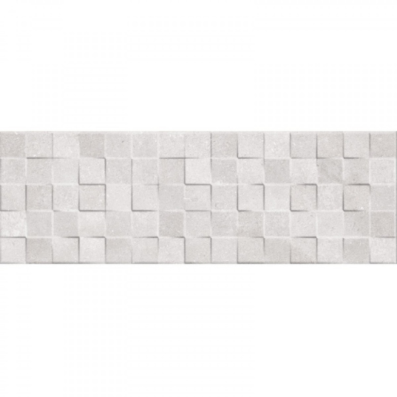 Cartago Decorado Cubik Gris 25×75  Ανάγλυφο διακοσμητικό πλακάκι γκ